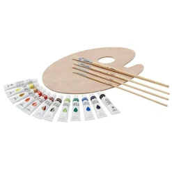 The Met Store Acrylic Paint and Tabletop Easel Set