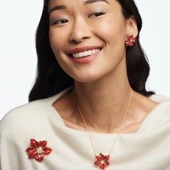The Met Store Amaryllis Pendant Necklace
