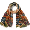 The Met Store American Folk Art Landscape Oblong Scarf