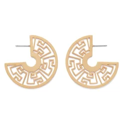 The Met Store Ancient Fretwork Earrings