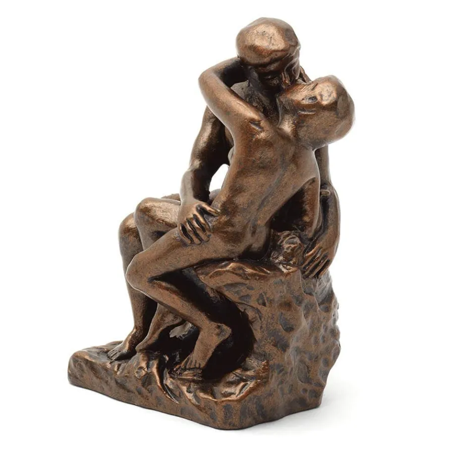 The Met Store Auguste Rodin: The Kiss Bronze-Toned Sculpture