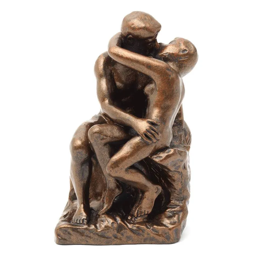 The Met Store Auguste Rodin: The Kiss Bronze-Toned Sculpture