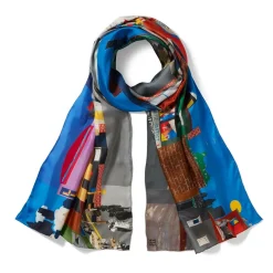 The Met Store Bearden The Block Oblong Silk Scarf