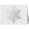 The Met Store Bentley: Snow Crystal Fine Holiday Cards with Lined Envelopes and Foil Seals