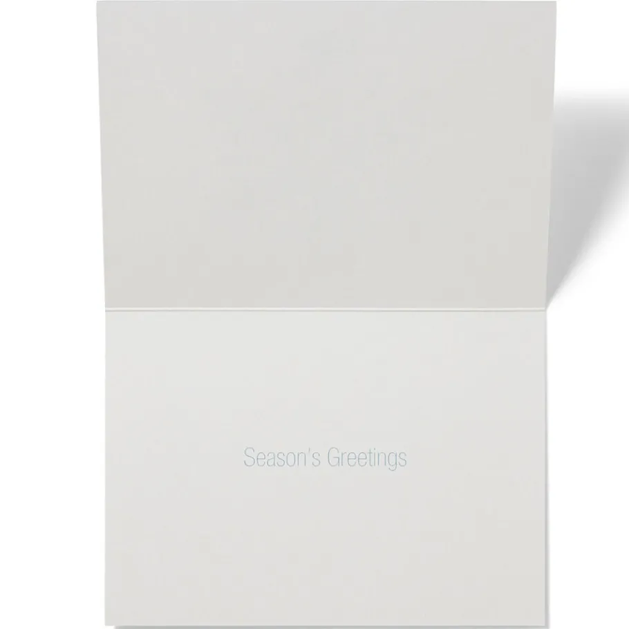 The Met Store Bentley: Snow Crystal Fine Holiday Cards with Lined Envelopes and Foil Seals