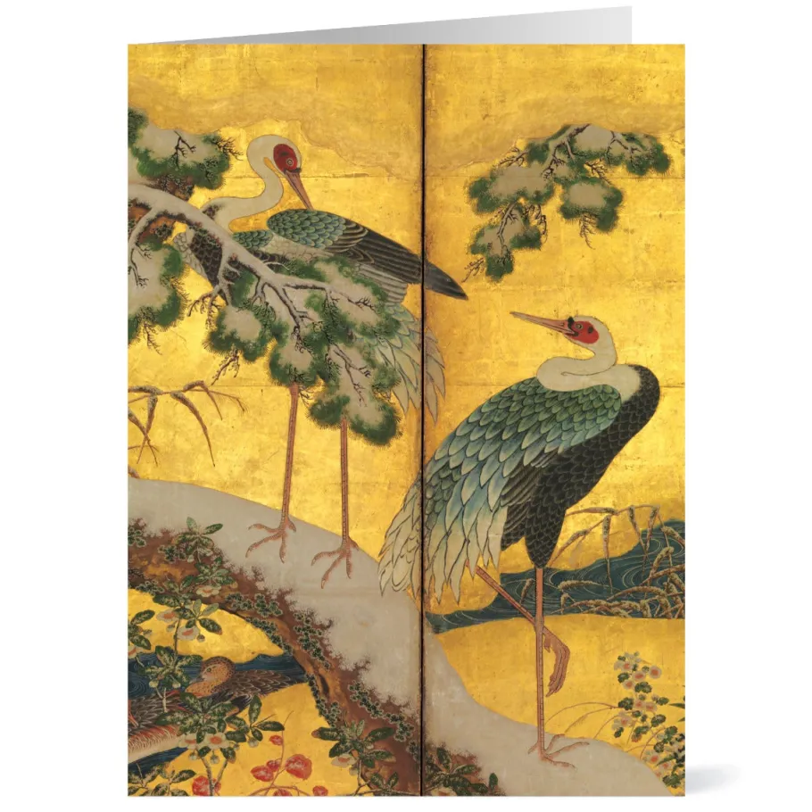 The Met Store Birds and Flowers of the Four Seasons Holiday Cards