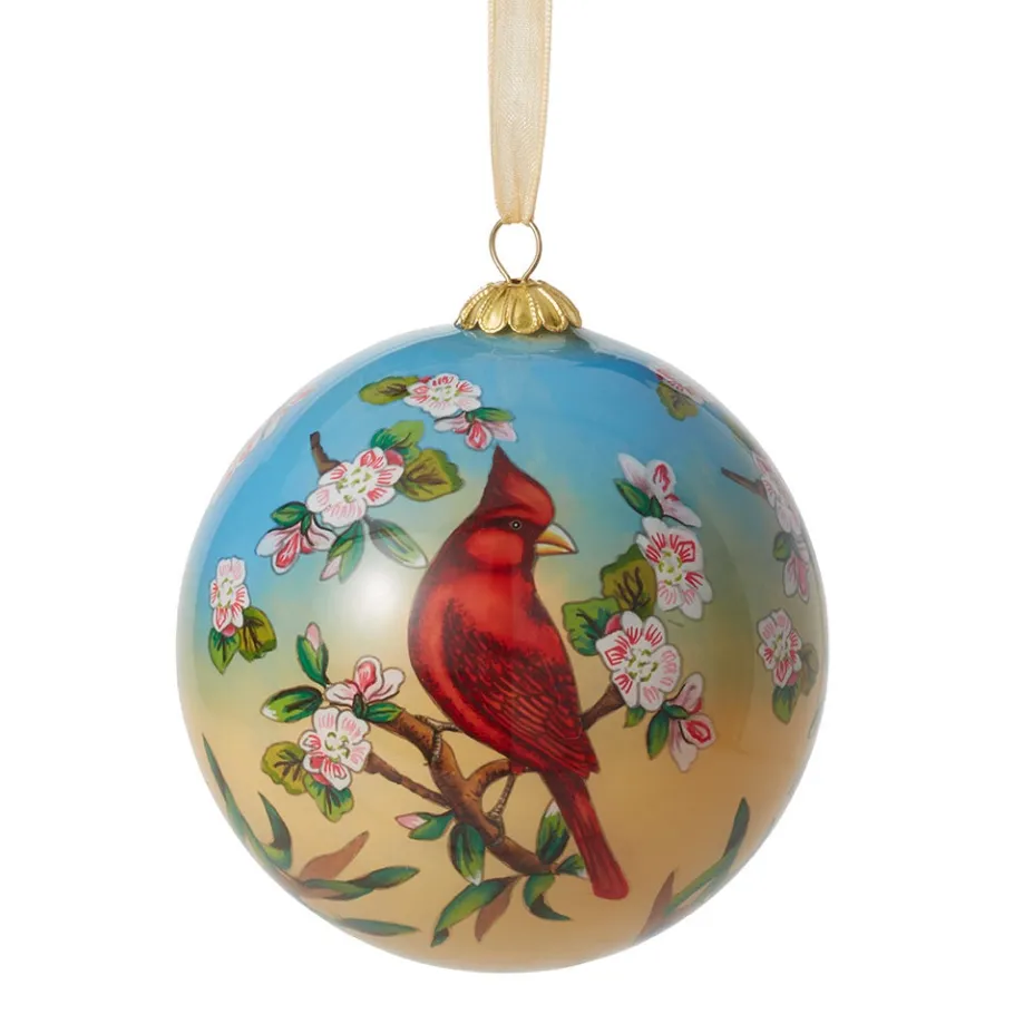 The Met Store Birds of America Hand-Painted Glass Ornament Set