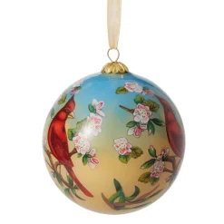 The Met Store Birds of America Hand-Painted Glass Ornament Set