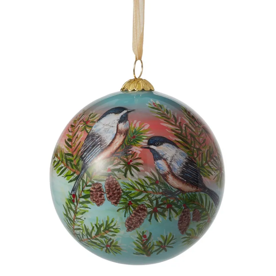 The Met Store Birds of America Hand-Painted Glass Ornament Set