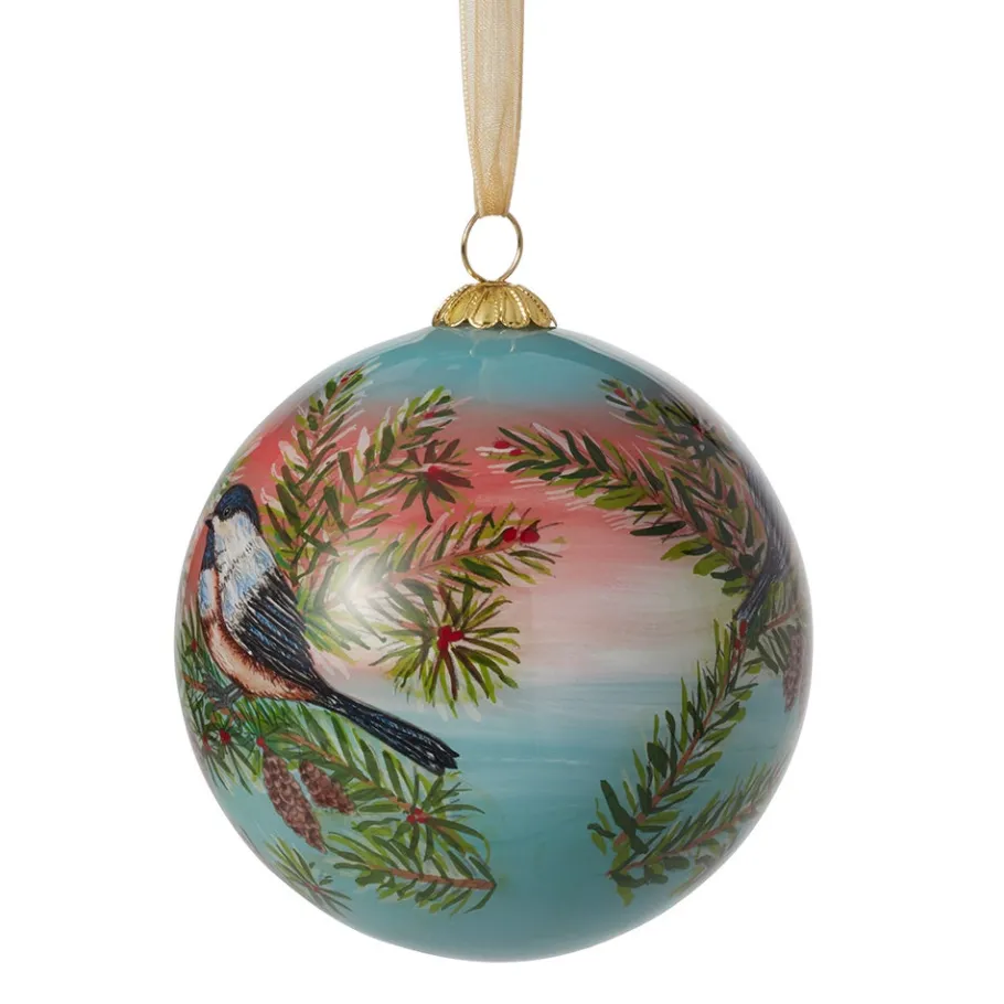 The Met Store Birds of America Hand-Painted Glass Ornament Set