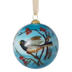 The Met Store Birds of America Hand-Painted Glass Ornament Set