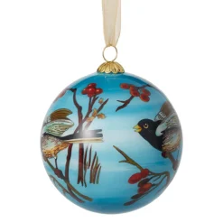 The Met Store Birds of America Hand-Painted Glass Ornament Set
