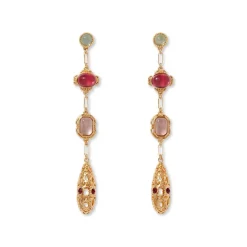 The Met Store Cascading Gems Drop Earrings