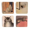 The Met Store Cats Coasters