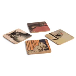 The Met Store Cats Coasters