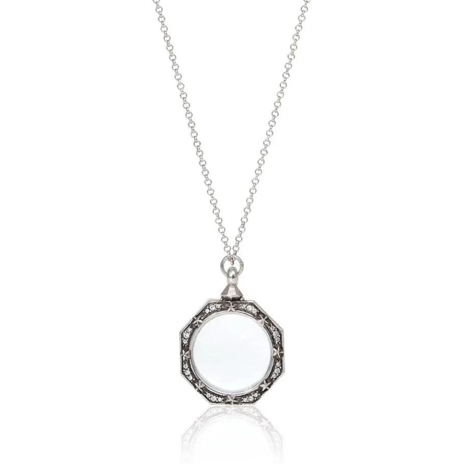 The Met Store Celestial Octagonal Magnifier Pendant Necklace