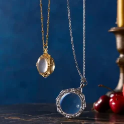 The Met Store Celestial Octagonal Magnifier Pendant Necklace