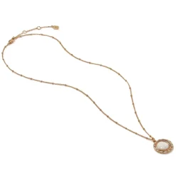 The Met Store Celestial Symbols Carved Mother-of-Pearl Pendant Necklace