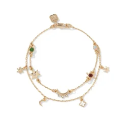 The Met Store Celestial Symbols Double-Strand Bracelet