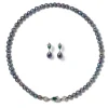 The Met Store Chelsea Peacock Pearl Necklace and Drop Earrings Set