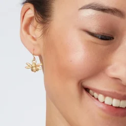 The Met Store Chinese Bee Drop Earrings