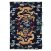 The Met Store Chinese Dragon Rank Badge Tea Towel
