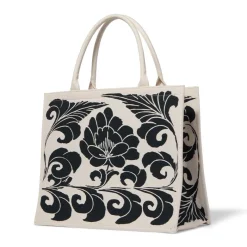 The Met Store Chinese Peony Oversize Structured Tote