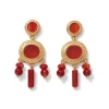 The Met Store Classical Carnelian Chandelier Earrings