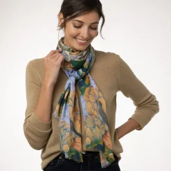 The Met Store Concourse of the Birds Oblong Scarf