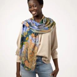 The Met Store Concourse of the Birds Oblong Scarf