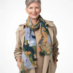 The Met Store Concourse of the Birds Oblong Scarf