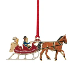 The Met Store Currier & Ives Winter Sleigh Ornament