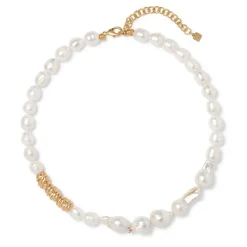 The Met Store Cypriot Twist Pearl Necklace and Drop Earrings Set