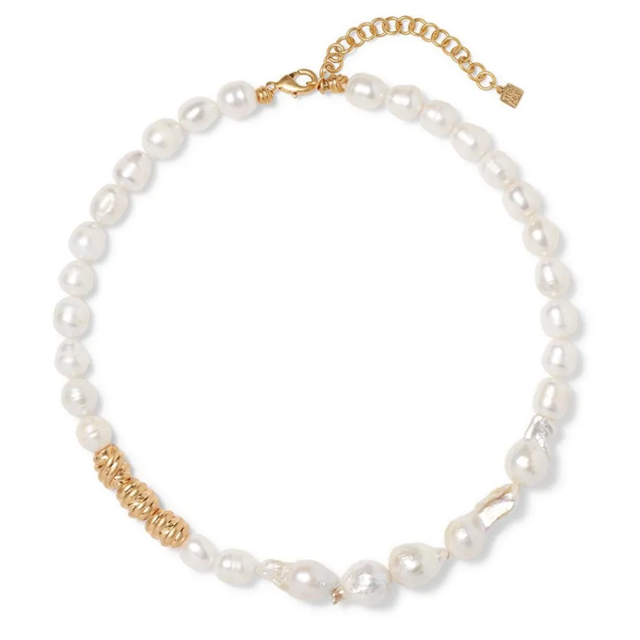 The Met Store Cypriot Twist Pearl Necklace and Drop Earrings Set