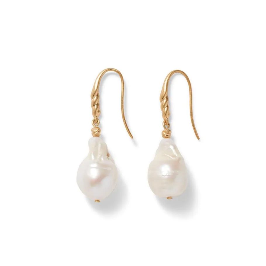 The Met Store Cypriot Twist Pearl Necklace and Drop Earrings Set