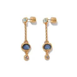 The Met Store Cypriot Twist Triple-Drop Earrings
