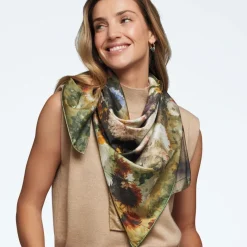 The Met Store Degas Impressions Double-Sided Square Silk Scarf