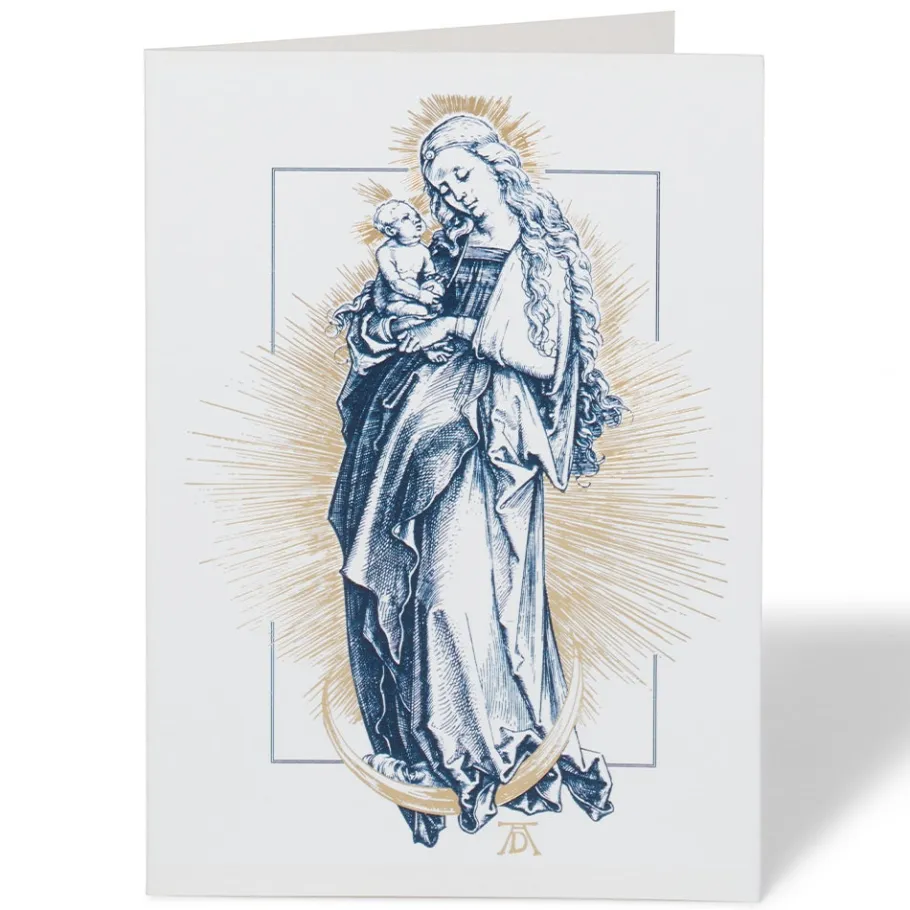 The Met Store Dürer: Virgin on the Crescent Fine Holiday Cards with Lined Envelopes and Foil Seals