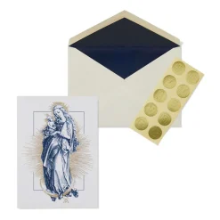 The Met Store Dürer: Virgin on the Crescent Fine Holiday Cards with Lined Envelopes and Foil Seals