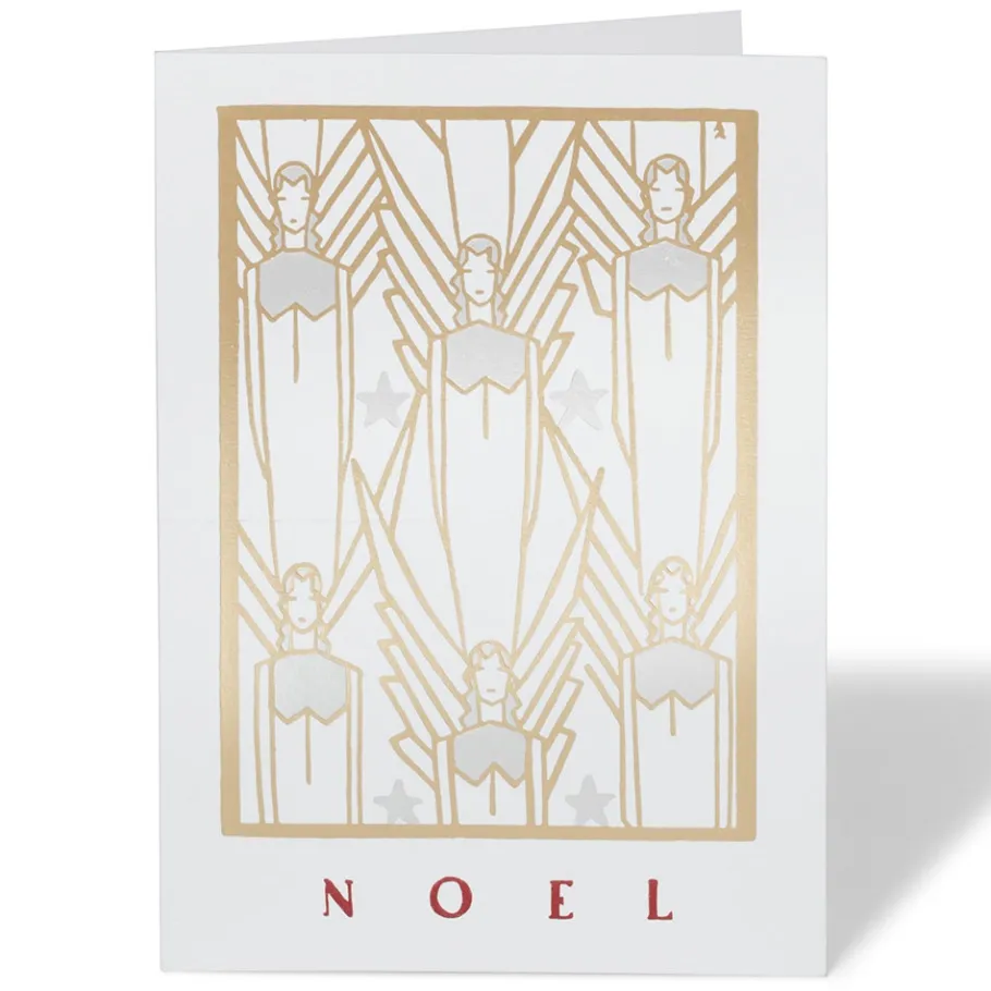 The Met Store Drevenstedt: Noel Fine Holiday Cards with Lined Envelopes and Foil Seals