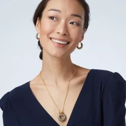 The Met Store Egyptian Feather Pendant Necklace