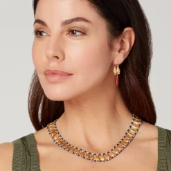 The Met Store Egyptian Fringe Drop Earrings