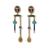 The Met Store Egyptian Heart Scarab Chandelier Earrings