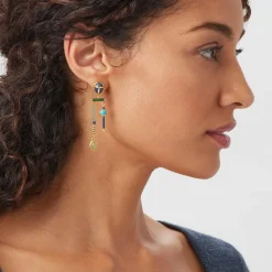 The Met Store Egyptian Heart Scarab Chandelier Earrings