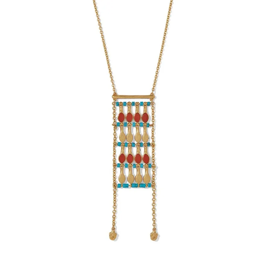 The Met Store Egyptian Nefer Amulet Ladder Pendant Necklace