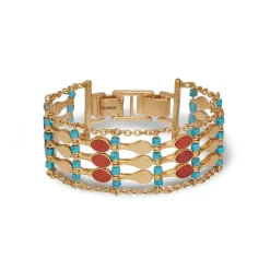 The Met Store Egyptian Nefer Amulet Ladder Bracelet