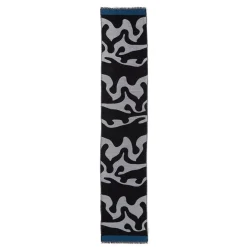 The Met Store Egyptian Swirled Glass Unisex Oblong Jacquard Scarf