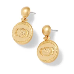 The Met Store Etruscan Lion Drop Earrings