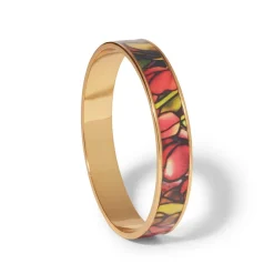 The Met Store Favrile Tulip Enamel Bangle