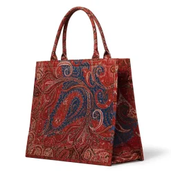 The Met Store Four Seasons Paisley Oversize Structured Tote